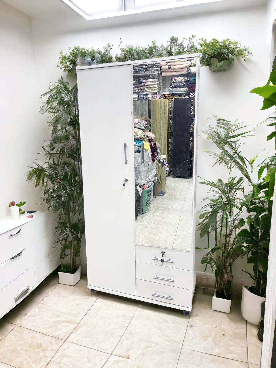 دولاب 2 درفه بالمرايا