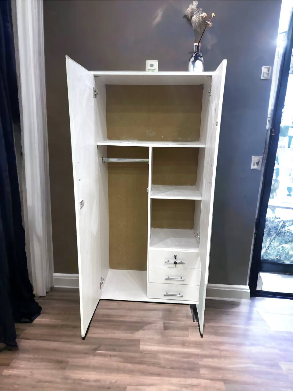 دولاب 2 درفه بالمرايا