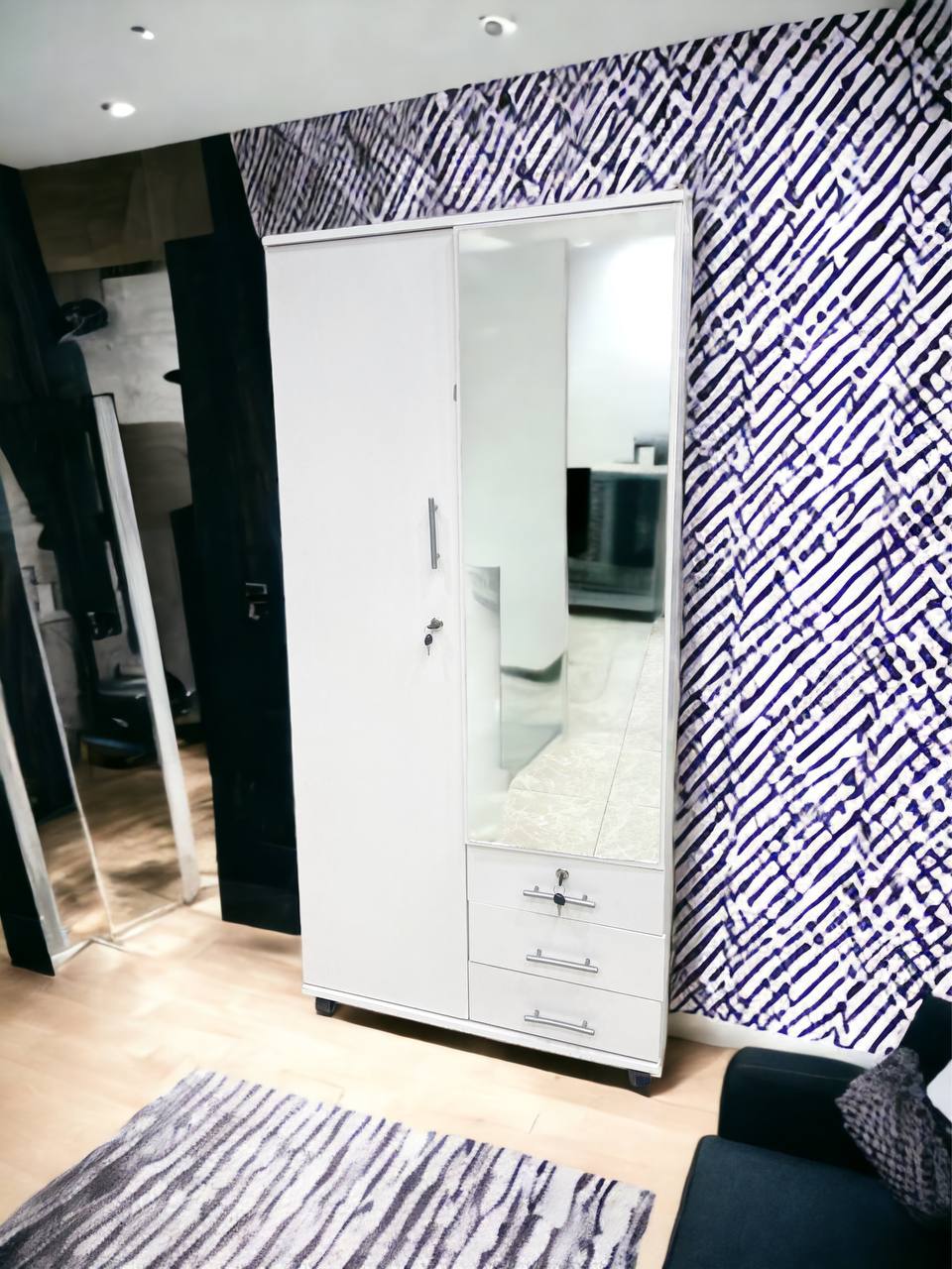 دولاب 2 درفه بالمرايا