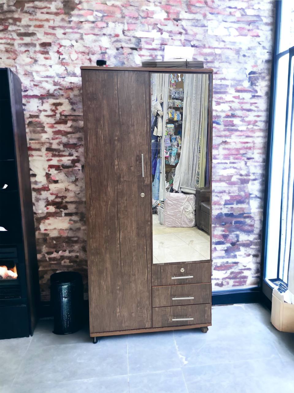 دولاب 2 درفه بالمرايا